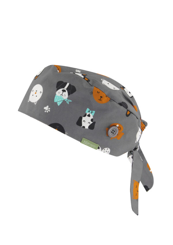 Unisex Printed Scrub Cap