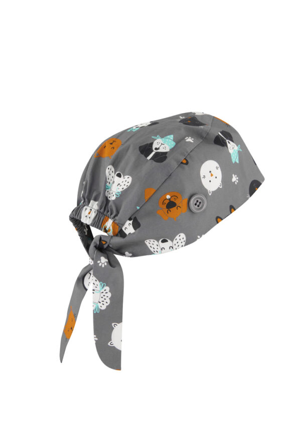 Unisex Printed Scrub Cap