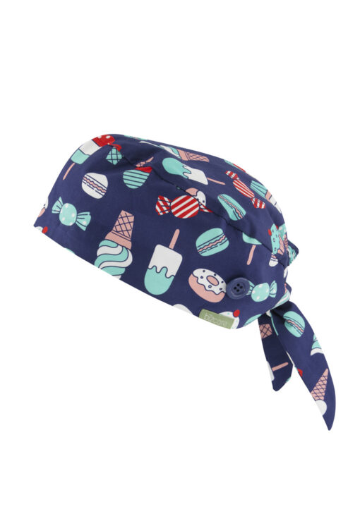 Unisex Printed Scrub Cap