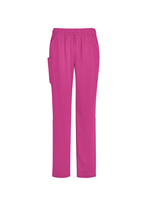 Unisex Pink V-Neck Scrub Pant