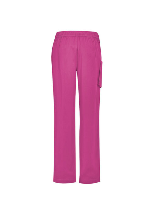 Unisex Pink V-Neck Scrub Pant