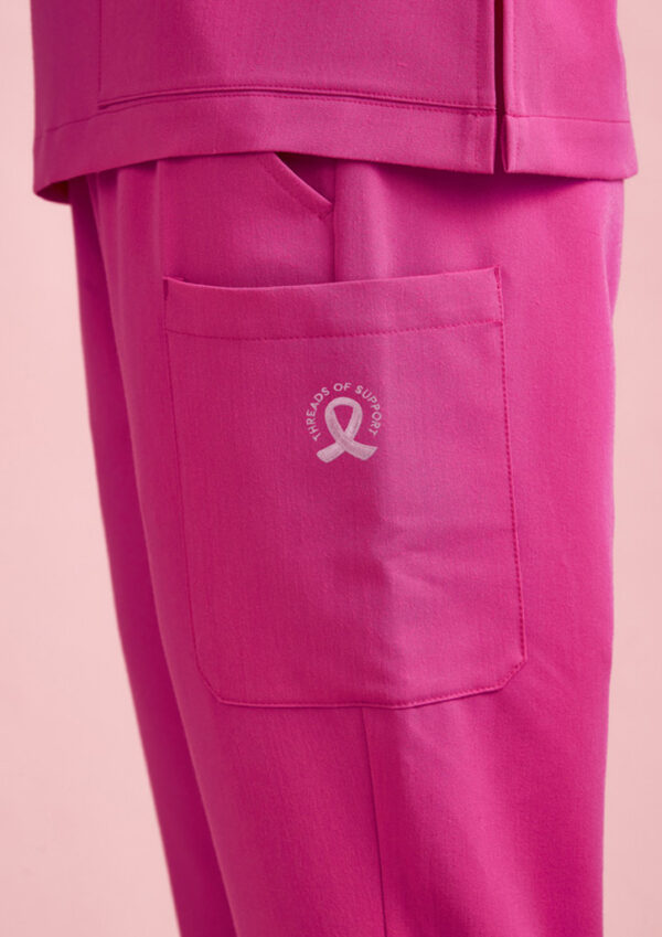 Womens Pink Jogger Scrub Pant