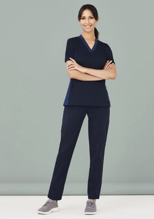 Womens Riley Stretch Scrub Top