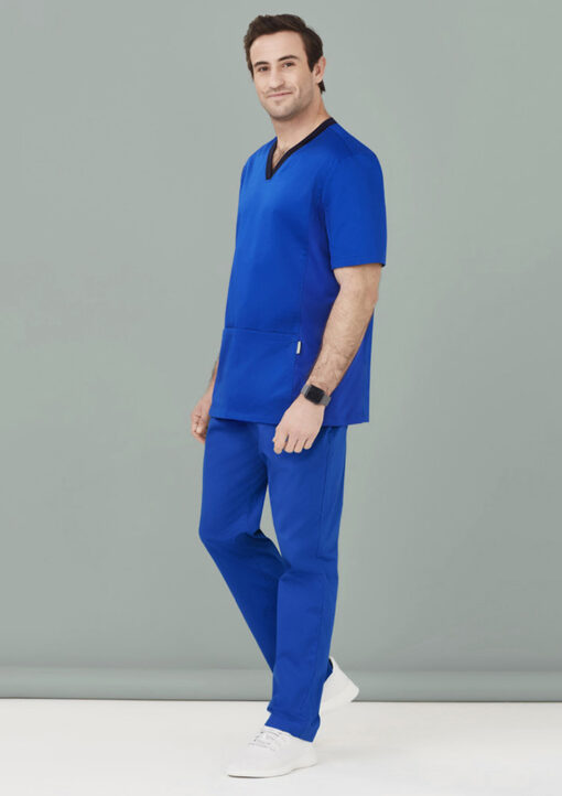 Mens Riley Stretch Scrub Top