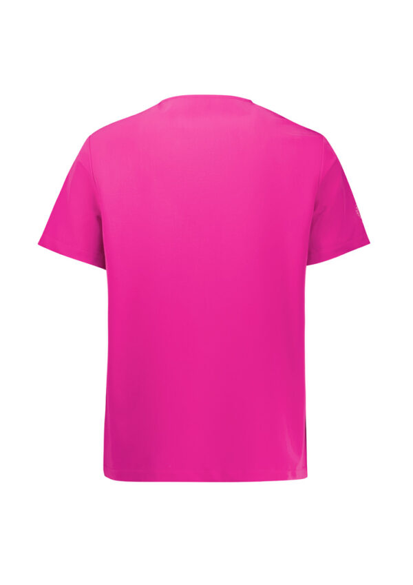 Womens Pink V-Neck Scrub Top