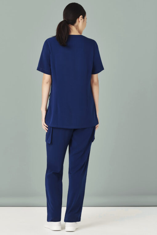 Womens Avery Round Neck Scrub Top