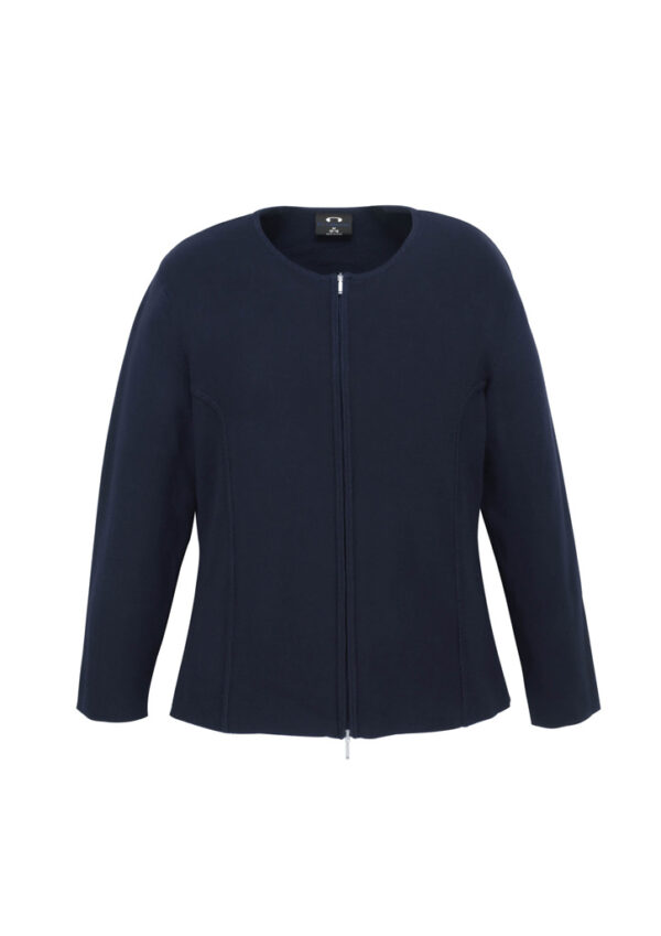 Womens 2-Way Zip Cardigan