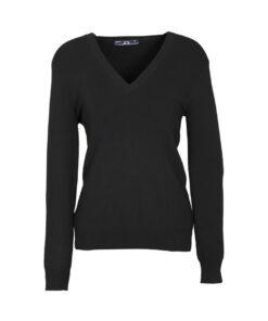 Womens V-Neck Knit Pullover