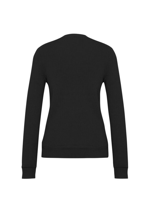 Womens V-Neck Knit Pullover