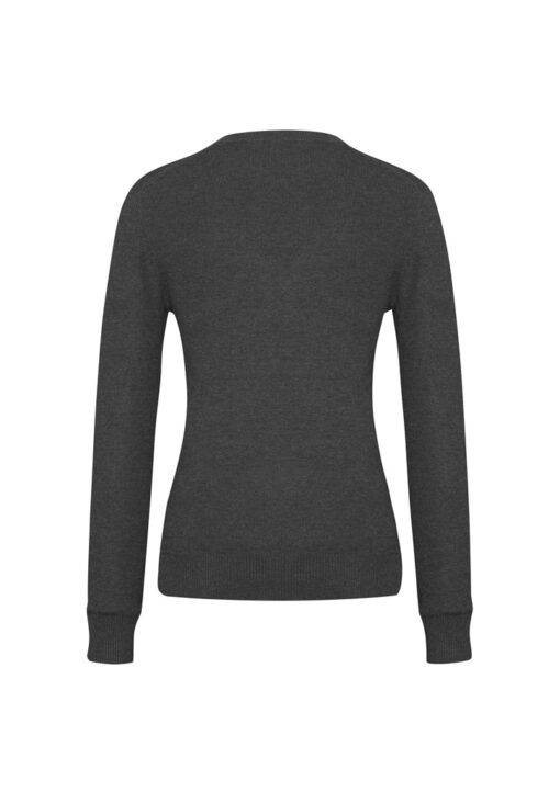 Womens V-Neck Knit Pullover