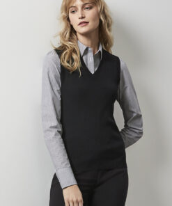 Womens V-Neck Knit Vest