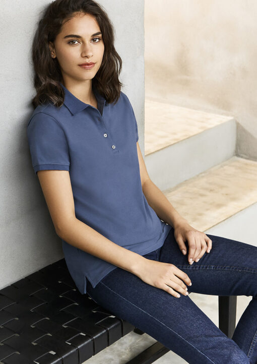 Womens City Short Sleeve Polo