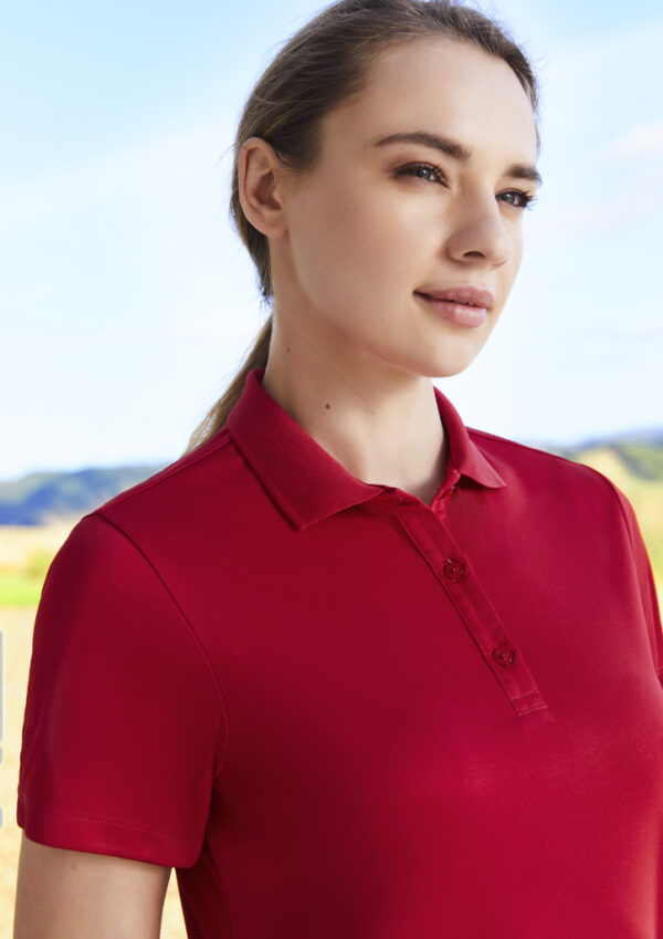 Womens Action Short Sleeve Polo