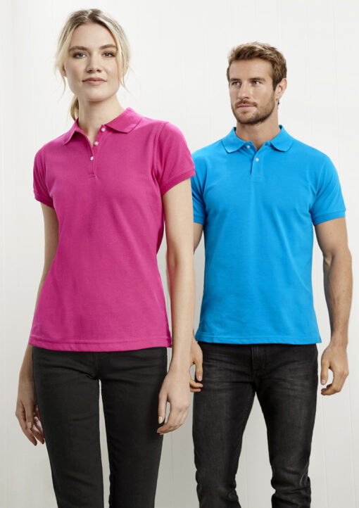 Mens Neon Short Sleeve Polo