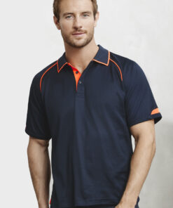 Mens Fusion Short Sleeve Polo