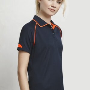 Womens Fusion Short Sleeve Polo