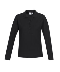 Womens Crew Long Sleeve Polo