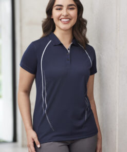 Womens Cyber Short Sleeve Polo