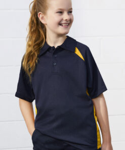 Kids Splice Short Sleeve Polo