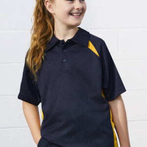 Kids Splice Short Sleeve Polo