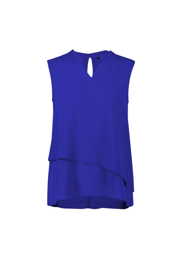 Womens Seville Sleeveless Layered Blouse