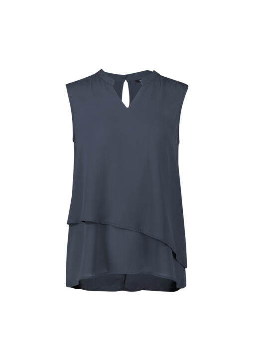 Womens Seville Sleeveless Layered Blouse