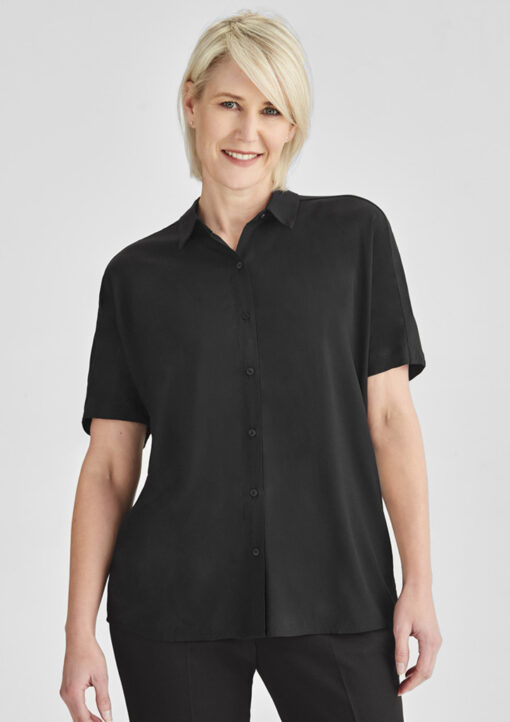 Womens Dahlia Short Sleeve Blouse