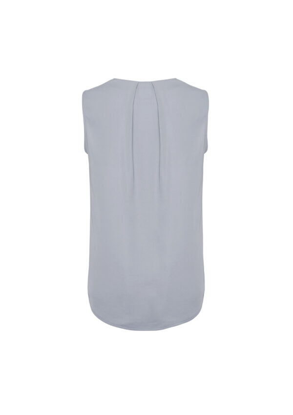 Womens Estelle Sleeveless Pleat Detail Blouse