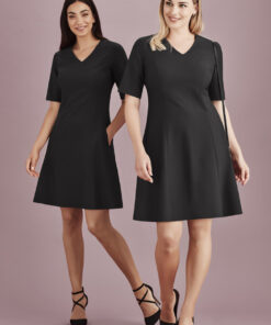 Womens Siena Extended Short Sleeve Dress