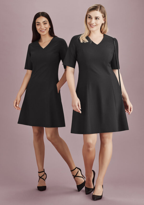 Womens Siena Extended Short Sleeve Dress