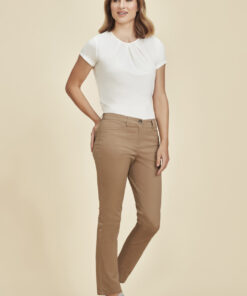 Womens Slim Leg Stretch Chino Pant