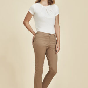 Womens Slim Leg Stretch Chino Pant