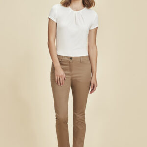 Womens Slim Leg Stretch Chino Pant