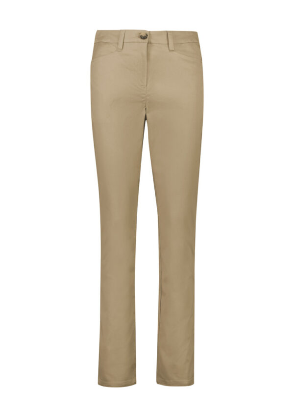 Womens Slim Leg Stretch Chino Pant