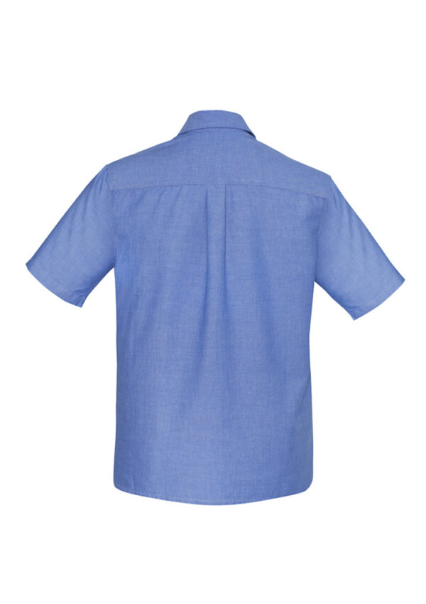 Mens Chambray Short Sleeve Shirt