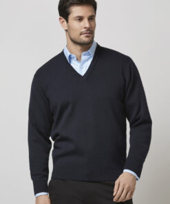 Mens Woolmix Knit Pullover