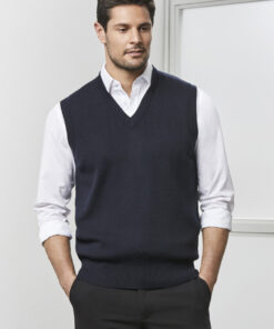 Mens Woolmix Knit Vest